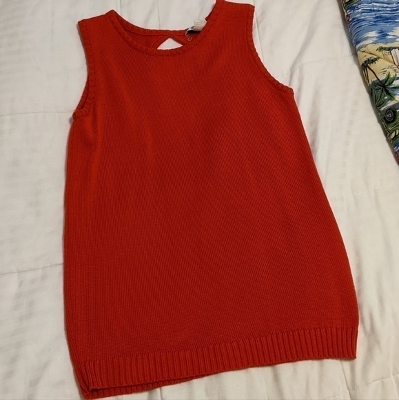 𝅺christopher Shannon sleeveless red sweater Small - Picture 1 of 8